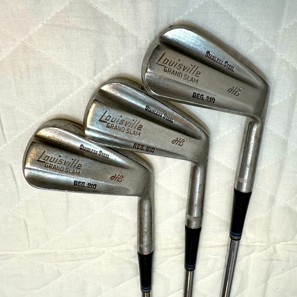 Louisville Grand Slam HB Men’s Golf Clubs 3 Iron Set 4,5,7 Stainless Steel RH